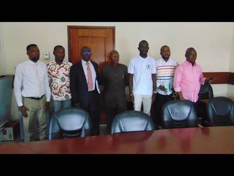 Audiance accordée par le Président du Comité de Normalisation Mr Dieudonné SAMBI à l' UNAFCO