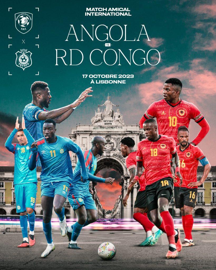 La RDC affrontera l’ANGOLA en amical au Portugal