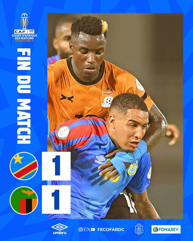Les Léopards accrochés par les Chipolopolos (1-1)
