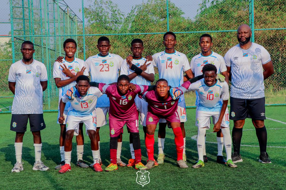 Léopards U15 avec Tumba Zico