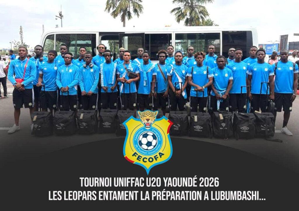 Les Léopards U20 en préparation à Lubumbashi